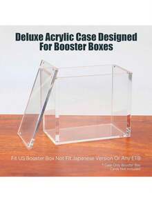 TOOUEE ETB, Estuche Protector Booster 5mm Acrílico Estuche de Exhibición, Acrílico Ultra Transparente Compatible con Caja de Entrenador de Élite, Caja de Exhibición a Prueba de Polvo Duradera & Resistente a Impactos Cierre Magnético de Tapa Vitrina Cristalina - transparente - Ver 14