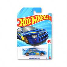 Mattel Mattel Hot Wheels 1:64 比例壓鑄合金車，適合玩樂或展示，Die-26J 系列逼真合金玩具車，蝙蝠車、道奇、雪佛蘭、三菱、鴨子、速霸陸、奧迪、別克 C4982 小車，GTC 系列，給愛好者男孩的禮物，玩具車模型，1件裝 - 彩色 - 查看 6