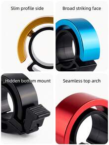 Bel Sepeda Ergonomis Desibel Tinggi Peringatan Suara Keras Sleek Invisible Bell untuk Pengendara Minimalis Tahan Cuaca Klakson Sepeda Keras Sempurna untuk Komuter Harian Sepeda Gunung Sepeda Pelajar Klakson Sepeda Tunggal Sepeda Lipat Aksesori Sepeda Tambahan Sepeda - Beraneka warna - View 4