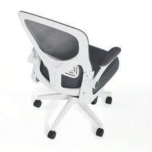 Highly Adjustable Office Chair, Swivel Mesh Back Computer Chair, Soft Seat Cushion And Mobile Roller Design, Suitable For Office Desk/Study Desk/Home Workspace - White - View 7