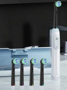 4/12 Count Compatible With OralB Electric Toothbrush Replacement Cross Clean Brush Heads, Toothbrush Head Refills Compatible With Oralb Pro Series Electric Toothbrushes - View 10