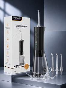 Mornwell 1Set F29 Portable Cordless Water Flosser For Teeth, 300ml USB Rechargeable Travel Teeth Cleaner, 3 Modes, IPX7 Waterproof With 3 Jet Tips For Daily Oral Care - Multicolor - View 14