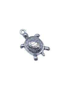10個 24x16mm 海龜吊墜飾品，DIY珠寶製作項鍊鑰匙圈手機鍊手鍊配件，手工藝品 - 海龜 - 查看 6