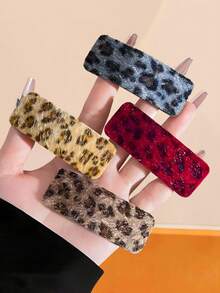 4/2pcs Set Blue Plaid Fabric Hair Clips, Minimalist Retro Bangs Clip & Side Clip, Suitable For Women & Girls, Practical For Daily, Sports, Work To Create Stylish Hairstyles,Hair Claws,Clips For Hair - Multicolor - View 10