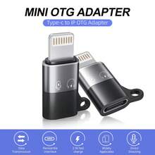Bộ chuyển đổi Lightning sang Type-C OTG (đầu đực) / Bộ chuyển đổi Type-C (đầu cái) dành cho iOS, hỗ trợ sạc nhanh, giắc cắm tai nghe, tương thích với iPhone, có thể kết nối micro cài áo không dây, card âm thanh, thiết bị phát trực tiếp, chuột, bàn phím, hỗ trợ sạc nhanh PD. - màu đen - Xem 3
