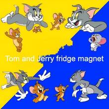 Warner Bros 2pcs Tom And Jerry Creative Magnetic Fridge Magnets, Fun Cartoon Refrigerator Magnets, Vintage Cartoon Decor, Suitable For Kitchen And Home Room Decoration (Random Style) - Multicolor - View 7