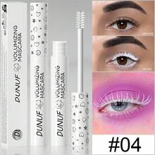 DUNUF Colorful Volumizing Mascara, Waterproof Smudge Proof Long Lasting Thick Lash Mascara, Vibrant Rainbow Color Eyelash Makeup For Party Cosplay Halloween Eye Makeup - Multicolor - View 17
