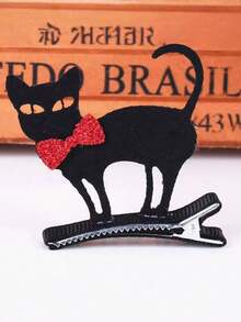 1/5/10pcs Halloween Party Costume 3D Hair Clips Bat Pumpkin Skull Headwear Holiday Gifts - A - View 8
