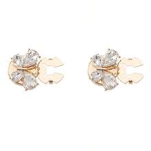 Shiny 1/2/4PCS Rhinestone Butterfly Snap Buttons, No Sew Decorative Clasp Buttons For Shirt Dress Anti-Gap Collar - A+B - View 18