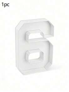 1pc 0-9 Numeric Shape Tray, Photography Prop, DIY Food Tray, Decorative Cardboard Number Box, Suitable For Elderly Birthday, Fruit, Cookies, Desserts, Cake Display, Graduation Ceremony, 1st Birthday, Family Gathering, Bridal Shower, Handmade - Multicolor - View 14