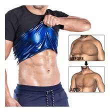Baofeng Men's Sauna Effect T-Shirt For Sweat And Compression - Black - View 8
