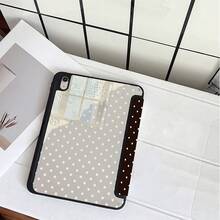 黑色底色奶油波點蕾絲 Y 型折疊平板保護殼，附筆槽，相容 iPad 10 代 Smart Case/11(A16 2025)/相容 Galaxy S9/S7/S10+/相容 /相容 - 彩色 - 查看 8