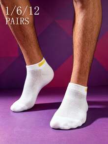 1/6/12 Paar lässige minimalistische Bootssocken, weich und hautfreundlich, vielseitig für alle Schuhe, geeignet für alle Jahreszeiten - Verschiedenfarbig - Übersicht 2