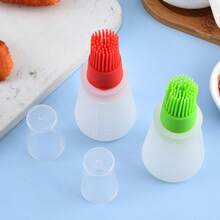 矽膠油刷瓶（可選 4 件組、2 件組或 1 件組）– 食用油分裝瓶與廚房工具，適用於牛排、氣炸鍋、煎烤盤與烘焙，實用耐熱，廚房使用理想之選 - 彩色 - 查看 5