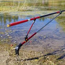 1pc Dual-Purpose Ground Spike/Rod Holder Fishing Rod Support Stand, Adjustable Aluminum Alloy Fishing Rod Holder, Outdoor Fishing Gear Accessory (Multiple Colors Available, Extends To 165cm) - Multicolor - View 8
