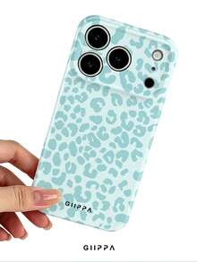 GIIPPA Blue Leopard Print Phone Case, Compatible With IPhone 17, 16, 15, 14, 13, 12, 11, PRO MAX - Blue - View 4