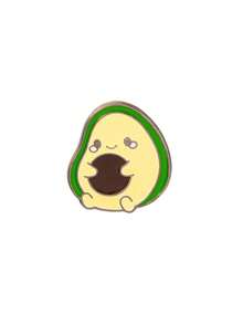1/6pcs Cartoon Fresh Fruit Brooch, Multiple Styles Available, Small & Exquisite, Fixed Collar Anti-Exposure Decorative Pin For Backpack, Clothing, Student Daily Decoration - Multicolor - View 14