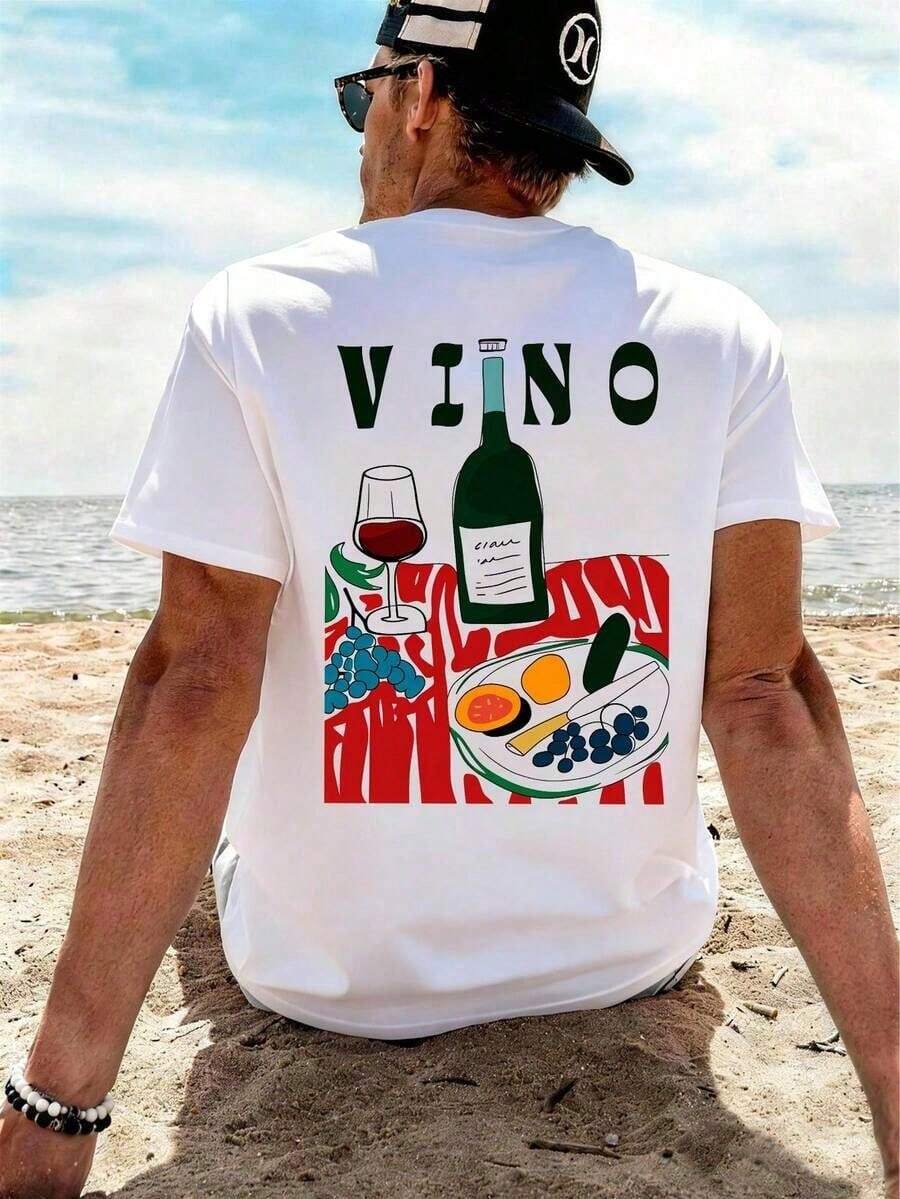 Camisetas masculinas - Branco - Ver 1