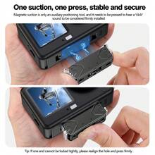 適用於 DJ Osmo 360 / Action 5 Pro/4/3 雙爪磁吸金屬快拆底座支架 DJ Action 6 擴充轉接頭 金屬材質含 1/4" 轉接配件 - 查看 5