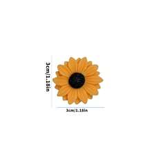 1/3/5/8/10/12/14/20pcs Fun Sunflower Resin Fridge Magnets, Suitable For Kitchen Refrigerator, Can Be Used As Small Gifts For Family And Friends, Warm And Shiny Sunflower Decorative Magnets, Table Decoration, Kitchen Decoration, Suitable For Kitchen, Living Room, Office, Bulletin Board, Holiday Gift - one-size - View 30