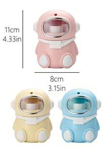 Soporte para palillos con forma de astronauta, decoración de escritorio de moda, caja de almacenamiento de ornamento de escritorio, soporte para palillos con apertura automática - Multicolor - Ver 11