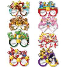 8pcs Anime Glasses Birthday Party Supplies Glasses Decoration Cosplay Photo Props Accessories Gift - A - View 2