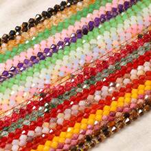 18-21 pièces Perles de pierre naturelle colorées en forme de losange pointu, perles d'espacement, accessoires de matériau semi-fini pour bijoux faits main DIY, perles en vrac - perles pointues en losange - Voir 3