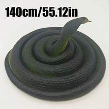 1 pieza Juguete de serpiente verde de goma suave, modelo de serpiente realista, accesorio de broma aterrador, juguete para aliviar el estrés, regalo de cumpleaños para adolescentes, regalo de vacaciones, juguete de regalo - Multicolor - Ver 11