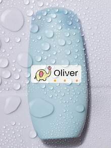 1/60/120/240/480片可客製化文字貼紙，個性化防水防油PVC貼紙，適用於水瓶、個人用品、辦公室、宿舍、居家收納，適合送給父親、母親、兒子、女兒、朋友的標籤禮物，開學季、派對、聖誕節適用 - 多色2 - 查看 4
