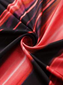 Tallas Grandes - Ropa de Mujer Tallas Grandes con Vestidos Camisola Estampados Nuevos, Modernos y Sexys - Rojo - Ver 3