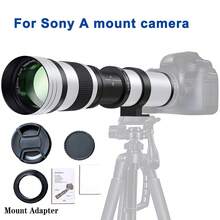 420-800mm F8.3-16 超远摄镜头，T卡口 | 兼容单反/微单相机，手动对焦，铝合金镜身，多层镀膜光学镜片，适用于野生动物、观鸟和风景摄影 - 查看 16