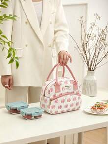 1pc Portable Handheld Mommy Bag, Large Capacity Diaper Storage Bag For Outings, Mother And Baby Bag - Multicolor - View 8