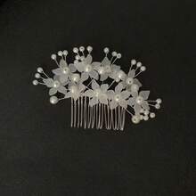 1pc Elegant Iron Hair Comb Bridal Wedding Hair Accessory For All Seasons - Color - View 3
