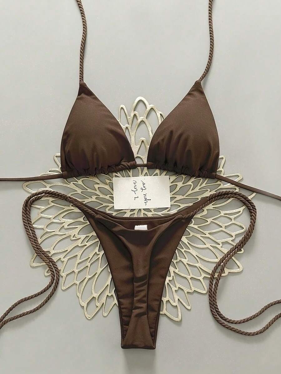 Women Bikini Sets - Whole Grain Coffee - View 1