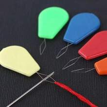 50pcs Threading Tool Set, Small Needle Threaders Suitable For Sewing, Embroidery, Quilting And Cross Stitch (Random Color) - Random Color - View 2