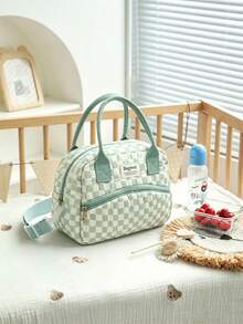 1pc Portable Handheld Mommy Bag, Large Capacity Diaper Storage Bag For Outings, Mother And Baby Bag - Multicolor - View 13