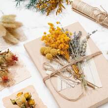 Artificial Flower DIY Set, 10~12 Inches, Selected Faux Lavender/Eucalyptus/Wheat, Suitable For Home Office Wedding Decoration, Low Maintenance Bohemian Country Style Home Decor, Wedding Centerpiece Floral Arrangement - Mix-13 - View 4