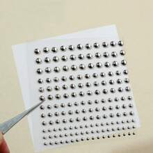 1pc Y2K Punk Vibes: Easy To Stick Rhinestone Stickers, Perfect For Instant Party Makeover - Eye, Nose And Ear Accessories Suitable For Women And Girls Halloween - Multicolor - View 12