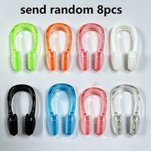Random Color 4/8/14pcs Water Sports Nose Clips, Waterproof Swimming Nose Plugs, Water Sports Accessories - Multicolor - View 5