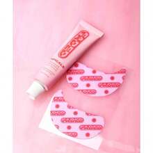 Faded Under Eye Masks - Rejuvenating Skincare For Enhanced Skin Tone And Hydration Arbutin Caffeine Firming Eye Cream Skin Care Product - Classic Pink (18 pairs) - 查看 7