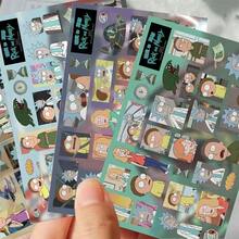 Warner Bros 8pcs/4pcs Rick And Morty Mosaic Art Stickers, Creative DIY Collage Decals, Random Design. Versatile Decor Stickers For Scrapbook, Crafts, Notebook & Ornament, Funny Cartoon Craft Kits, Perfect Presents & Party Supplies For Fans.(Random Style) - Multicolor - View 5