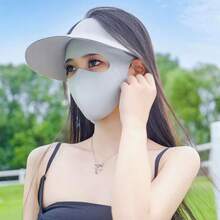 Ice Silk Cooling 3D Mask - Lightweight Breathable Face Cover, Unisex, Suitable For Outdoor Sports, Cycling, Golf, Ear-Loop Butterfly Wing Design, Elastic Fit For Various Lifestyles, Hand Washable, Suitable For Fitness, Gym And Daily Commute - ᅠ - View 3