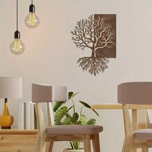 [Artesanía Rústica][Acción de Gracias][Navidad]1 pieza Arte de Pared Metálico de Árbol Rústico, Decoración de Pared Árbol de la Vida, Regalo de Boda, Regalo para el Hogar, Colgante de Pared Vintage, Decoración de Jardín Metálica, Regalo de Árbol Rústico para Acción de Gracias y Navidad - C - Ver 8