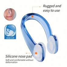 Random Color 4/8/14pcs Water Sports Nose Clips, Waterproof Swimming Nose Plugs, Water Sports Accessories - Multicolor - View 4
