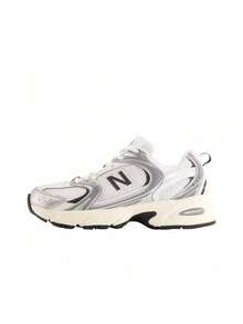 New Balance NB 530 舒適輕盈 織品耐磨 低筒 訓練跑步鞋 男女同款 白銀色 - 銀色 - 查看 16
