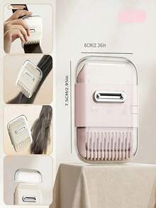 3-In-1 Bangs And Stray Hair Trimmer, Home Use Bangs And Stray Hair Trimming Clipper, Bangs Thinning Comb, Hair Clipper, Hair Brush - A - View 8