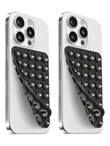 1pc/2pcs Silicone Phone Stand Suction Cup Phone Holder Phone Accessories Octobuddy Sticky Phone Grip Suction Phone Case Double-Sided 40-Piece Waterproof Adhesive Base For Most Phones, Selfie Video Universal Finger Holder, Detachable, Waterproof, 360° Rotating For Various Smooth Walls, Not Suitable For Rough Walls, Compatible With All Phones And Tablets Including Android Phones, Birthday Gift, Phone Stand For Family And Friends, Phone Accessories - Multicolor - View 15