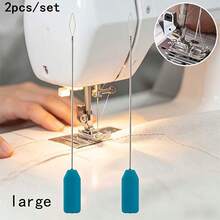 2pcs Sewing Machine Threader Set, Stainless Steel Material, High Precision Fast Threading Tool, Large, Medium And Small Sizes Available, Compatible With Multiple Sewing Machine Models, Easy To Use, Durable, Comes With Thread Guide, Suitable For Home Sewing And Cutting Projects - Multicolor - View 15