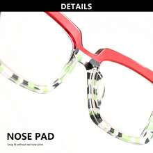 2 pièces Lunettes de lecture à monture large style œil de chat, design imprimé léopard, avec charnières à ressort premium, convient pour le port quotidien des femmes - Blanc - Voir 9
