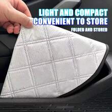 Universal Car Steering Wheel Sun Shade, 3-Layer Silver Heat Insulation Sun Shield, Foldable UV Protection Steering Wheel Cover Suitable For Sedans And SUVs, Provides Thick Durable Easy Installation And Removal Cooling Sun Protection - Sunshade - View 4